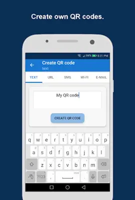 QR Code and Barcode Scanner android App screenshot 1